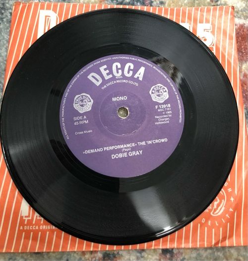 Dobie Gray - The In Crowd (1982 reissue) 7"