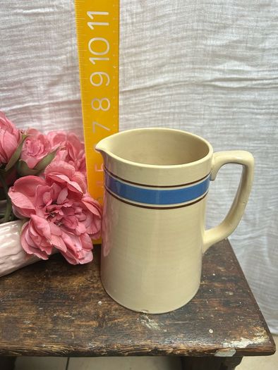 Early Carrigware /Carrigaline Pottery Banded Jug