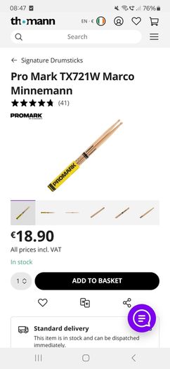 Promark Marco Minnemann Sticks