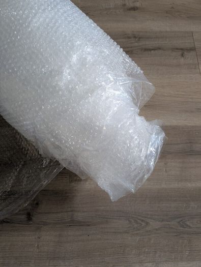 Large roll of bubble wrap