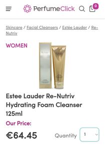 Estee Lauder Re-Nutriv Hydrating Foam Cleanser 30ml