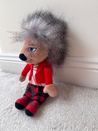Sing 2 Ash The Porcupine Soft Plush approx. 30 cm. Used Please see photos