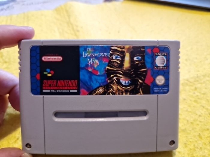 The Lawnmower Man Super Nintendo Snes Arcade Games Original