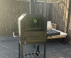 Tesco Fire Pit 3-in-1 Outdoor Pizza Oven, BBQ & Smoker - Unused / Brand New