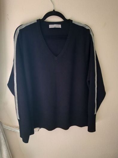 100% Wool Paul Costelloe Living Studio V-neck Jumper