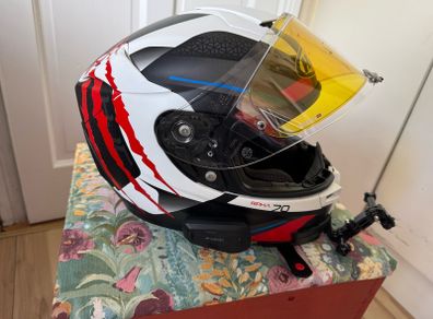 HJC Rapha R70KWM plus Cardo pack-talk edge
