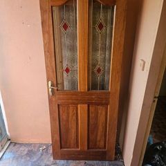 teak door