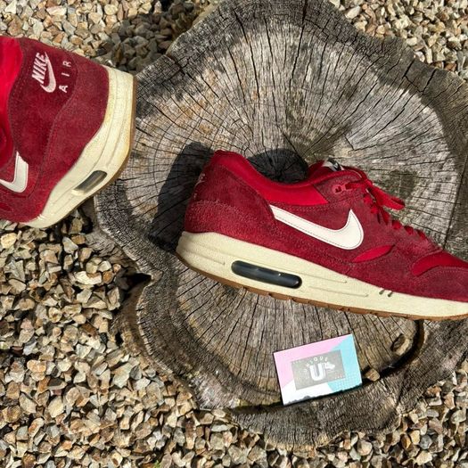 Premium Nike Air Max 1 Gym Red Sail Gum