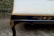 Antique chinoiserie window seat