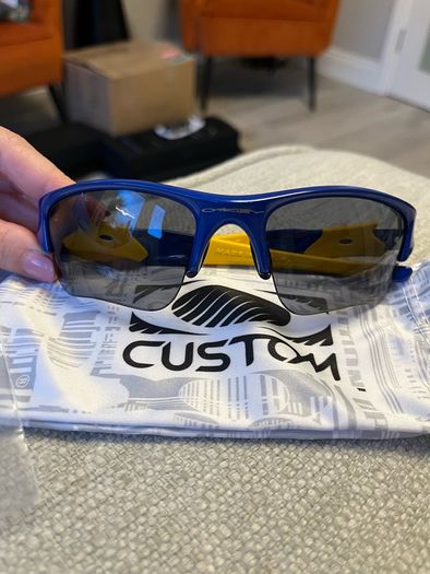 Oakley Flak Jacket XLJ Sunglasses - Blue/Yellow