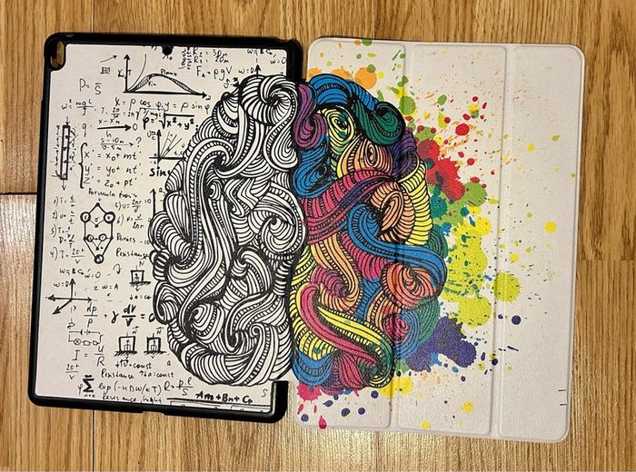 Colourful Brain Illustration iPad Pro Case