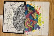 Colourful Brain Illustration iPad Pro Case