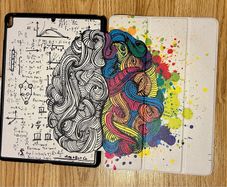 Colourful Brain Illustration iPad Pro Case