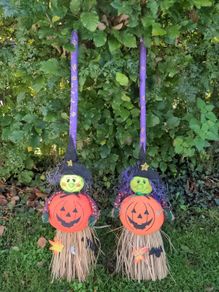 Two witch brooms
