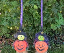 Two witch brooms