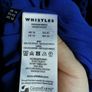 BNWT - Whistles Blue Warped Star Print Dobby Dress UK 14 Image 8