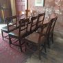 Set of 8 Edwardian mahogany Dining Chairs Image 7