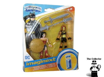 Fisher-Price Imaginext DC Super Friends  Wonder Woman and The Cheetah Gold Suit Brand New Sealed