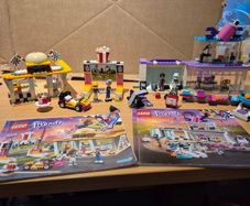 Lego Friends 41351 Creative Tuning Shop and 41349 Drifting Diner