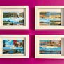 Framed Vintage Irish Postcard Collection Image 4