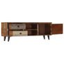 TV Cabinet 118x30x40 cm Solid Mango Wood Image 5