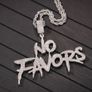 TWO No Favors Hip Hop Full Iced Out Pendants (Brand New) Image 3