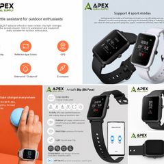 Amazfit Bip Smart Watch GPS, Heart Rate Monitor & 45 Day Battery Life