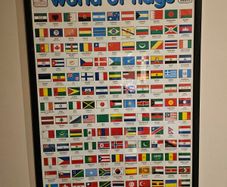 World of Flags Framed Print