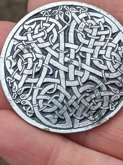 Heavy Celtic Knot Ring and Stuart Harper Brooch