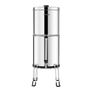 Gravity-fed Water Filter System, 2.25G 304 Stainless-Steel Countertop System, Water Filtration System, Reduces Lead and up to 99% of Chlorine Image 6