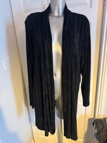EWM Pure Classics Black cardi cover up size L UK18/20/22 EU46/48/50Postage included