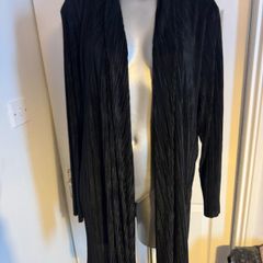 EWM Pure Classics Black cardi cover up size L UK18/20/22 EU46/48/50Postage included