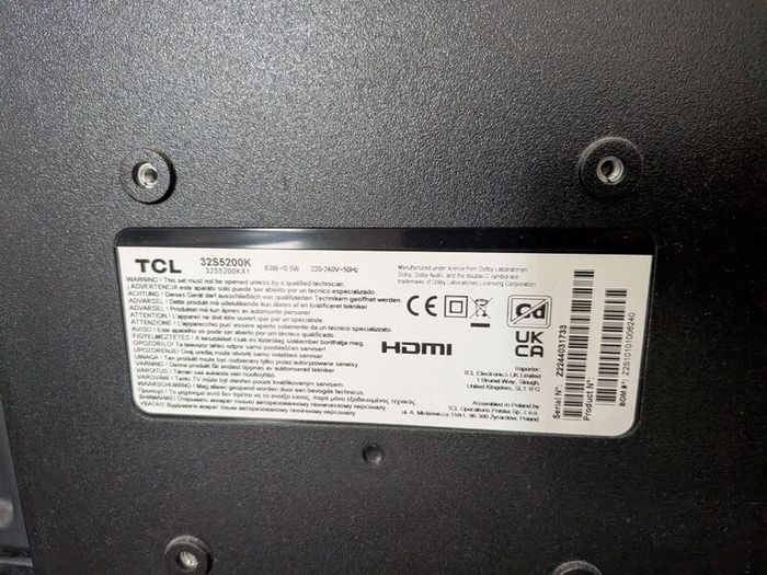TCL 32 Inch Smart Tv Like New