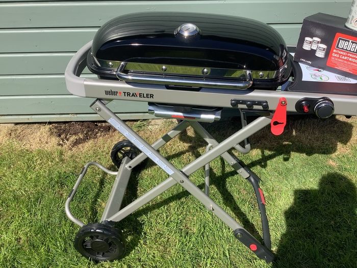 Weber Traveller Barbecue. Only used once. Genuine reason for selling.