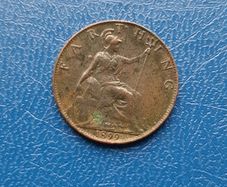 1899 Great Britain. Victoria. Farthing
