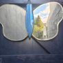 Vintage Art Deco Butterfly Mirror Image 6