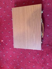 Empty art supply case
