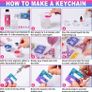 Epoxy Resin Kits for Beginners, 192 Pcs Letter Number Resin Moulds Silicone Keyring Making Kit, with 400ml Clear Resin, Resin Accessories/Pigment/Glitter Sequin/Gold Leaf/Keychain Tassels (FREE POSTAGE) Image 3