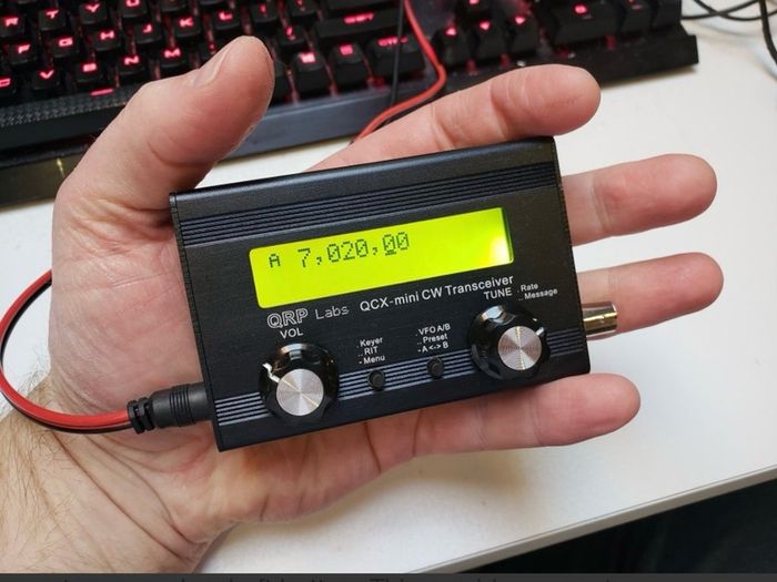 QRP Labs qcx mini CW 20m band Transceiver - Morse