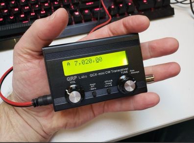 QRP Labs qcx mini CW 20m band Transceiver - Morse