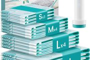 SONGMICS 15 Pack Vacuum Storage Bags Electric Pump Space Saver - Brand New
