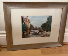 Irish artist Valerie Weir print, Cambridge view