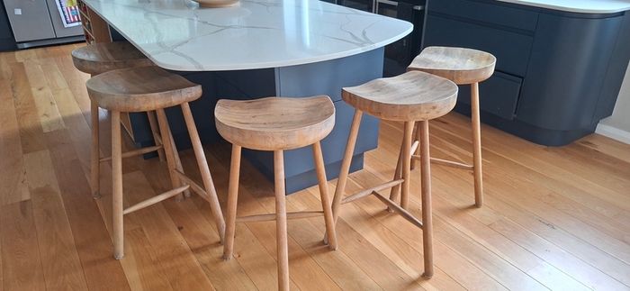 Solid wood bar stools, originally from Coach House/Hedgerow
