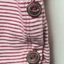 womens FAT FACE short sleeve t shirt top red white stripes Size UK 14 Image 8