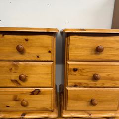 2 solid pine lockers
