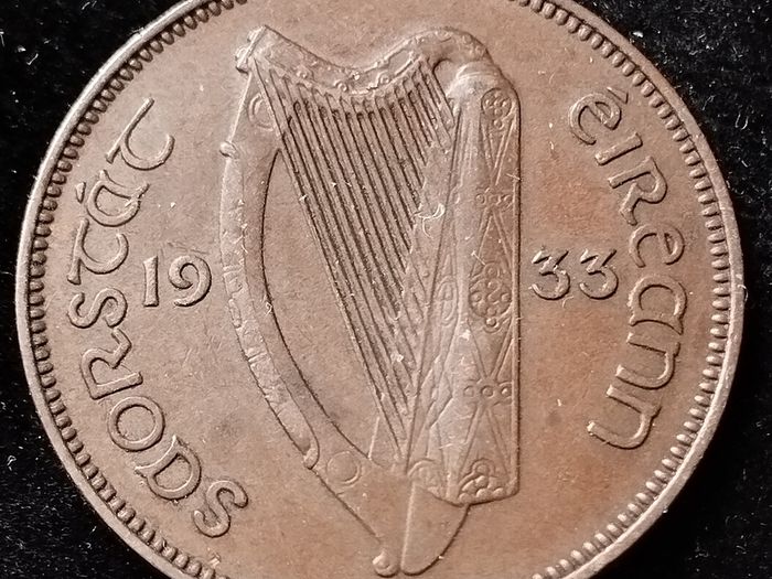 Ireland - 1933 - Half Penny - KM.2 - [526]