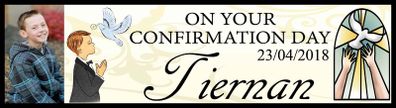 Personalised Confirmation Day Party Banner Poster