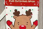 BRAND NEW Christmas Reindeer Kids Apron