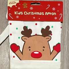 BRAND NEW Christmas Reindeer Kids Apron