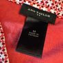 Ann Taylor Coral & White Sleeveless Tie-Neck Top - Size M Image 4